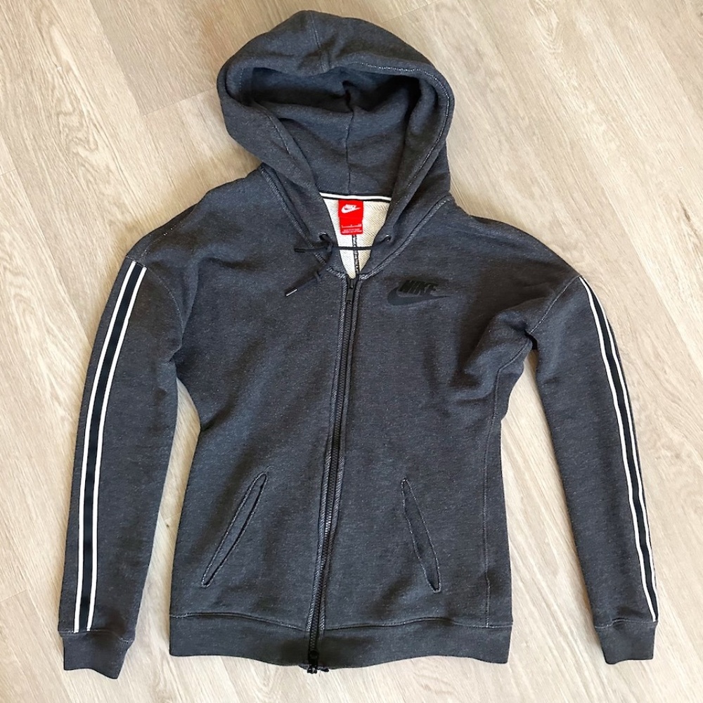 Nike Heavyweight Track Sweater Gray